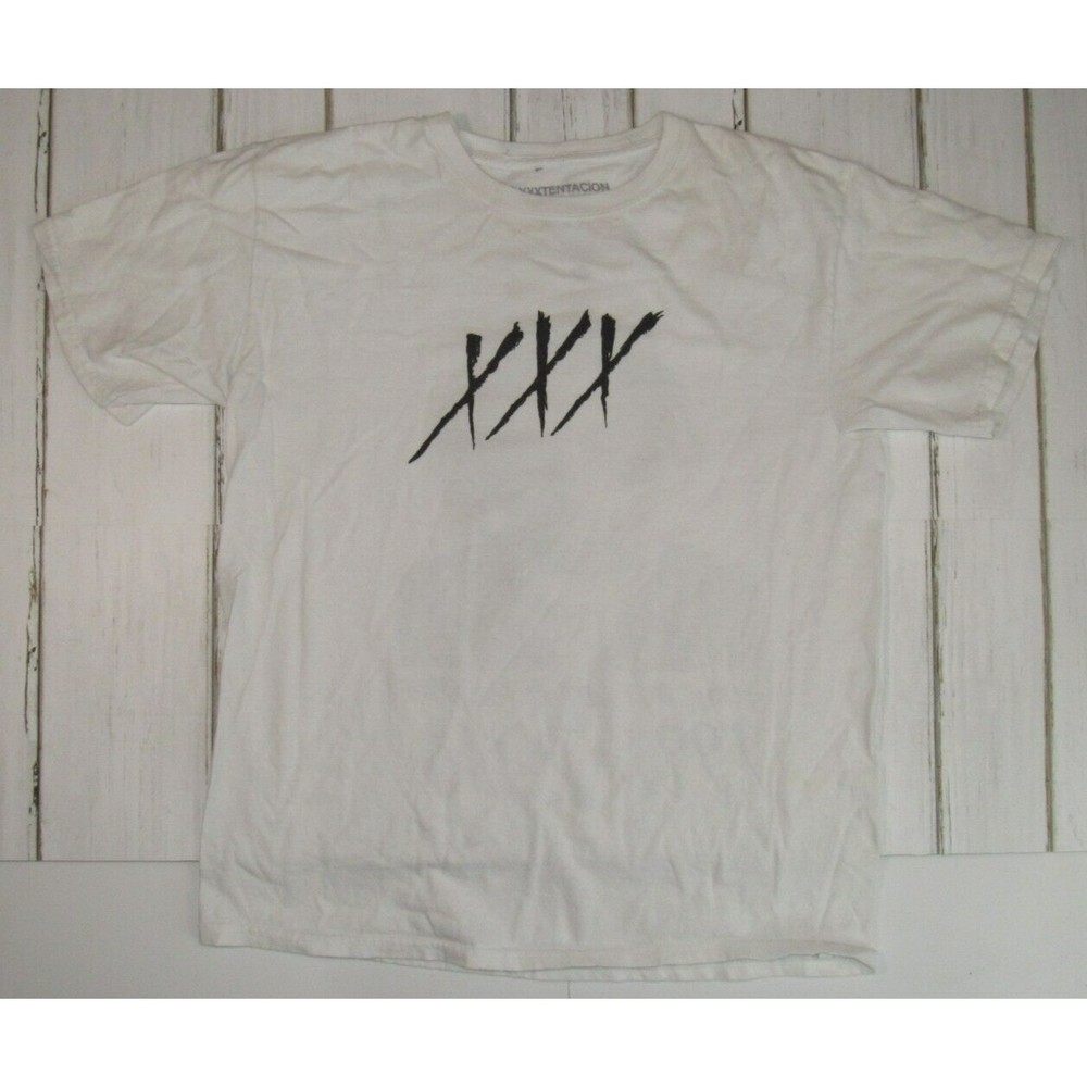 Mens XXX Tentacion 2018 Gone But Not Forgotten XS Crew Neck Short Sleeve T-shirt